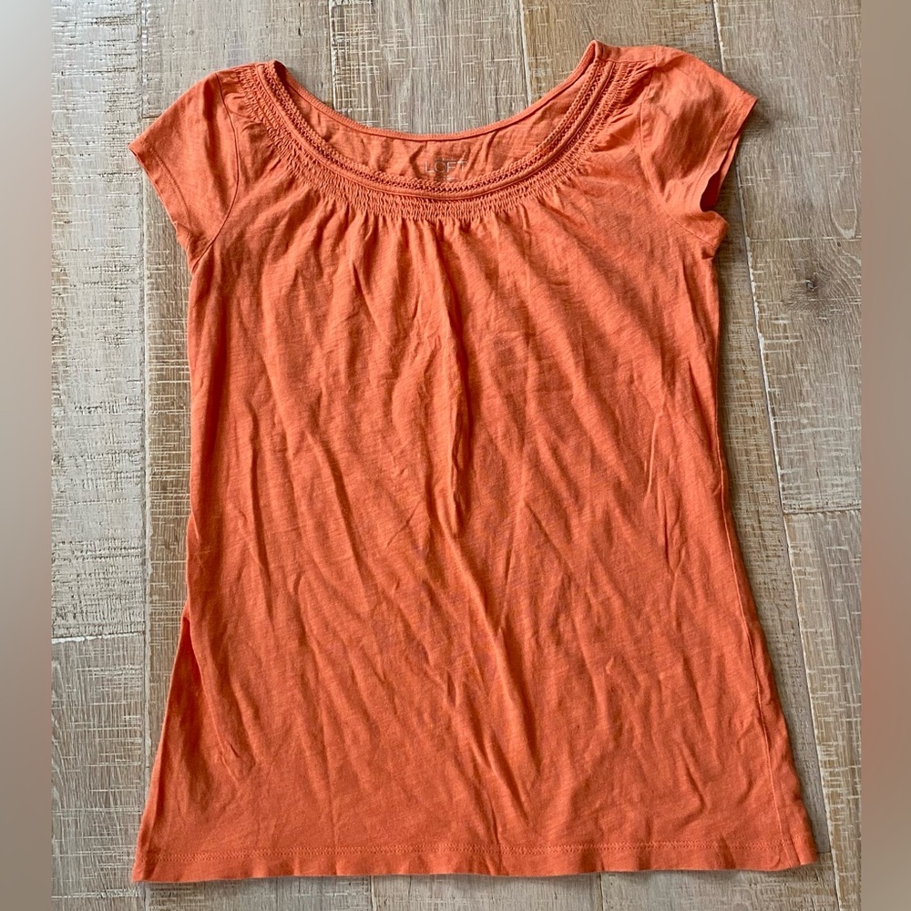 Ann Taylor Loft Crochet Detail Shirt Sz. XS